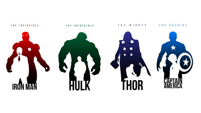 Avengers silhouettes hulk image png free wallpaper - medium preview image