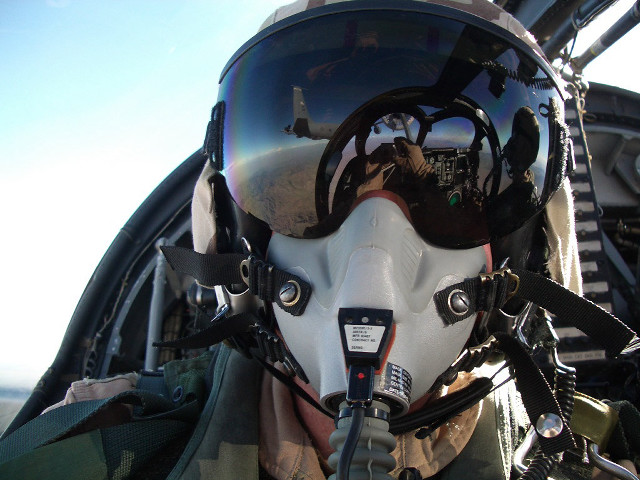 Pilot fighter jet helmet camera free wallpaper - medium preview image