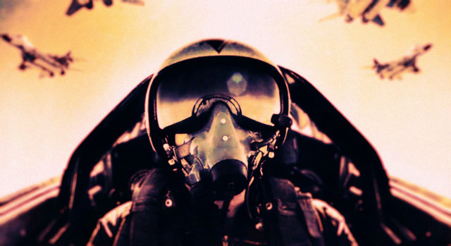 Fighter jet cloudy sky cobra free wallpaper - medium preview image