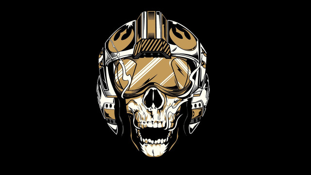 Skull helmet free wallpaper - medium preview image