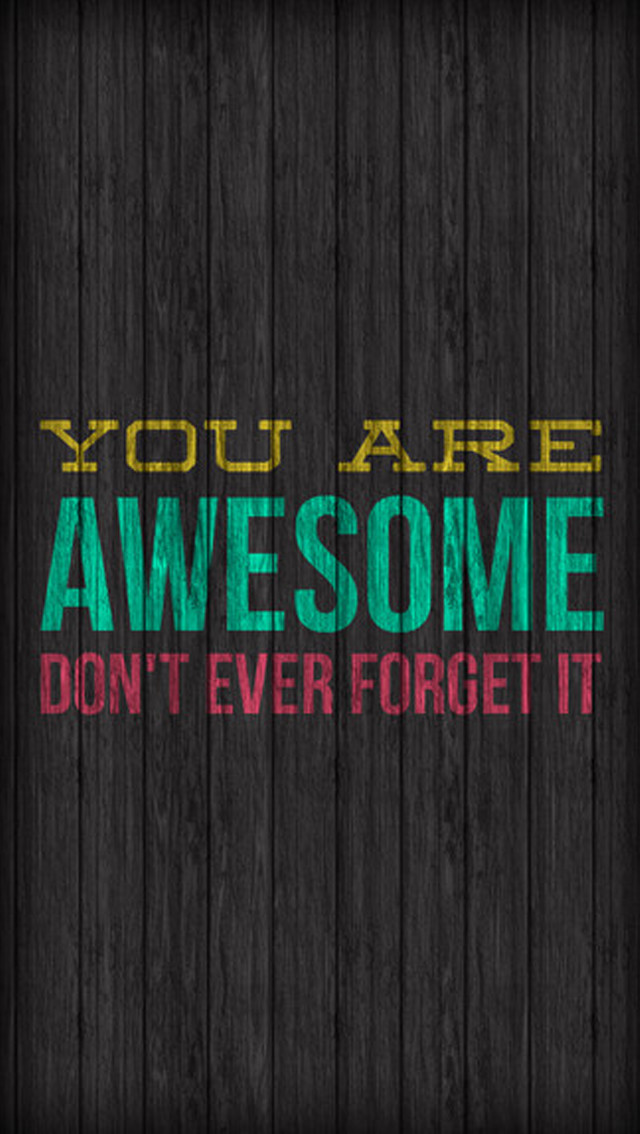 Wooden wall awesome message you free wallpaper - medium preview image