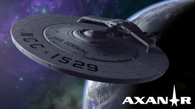 Spaceship flying planet sky star #2 free wallpaper - medium preview image