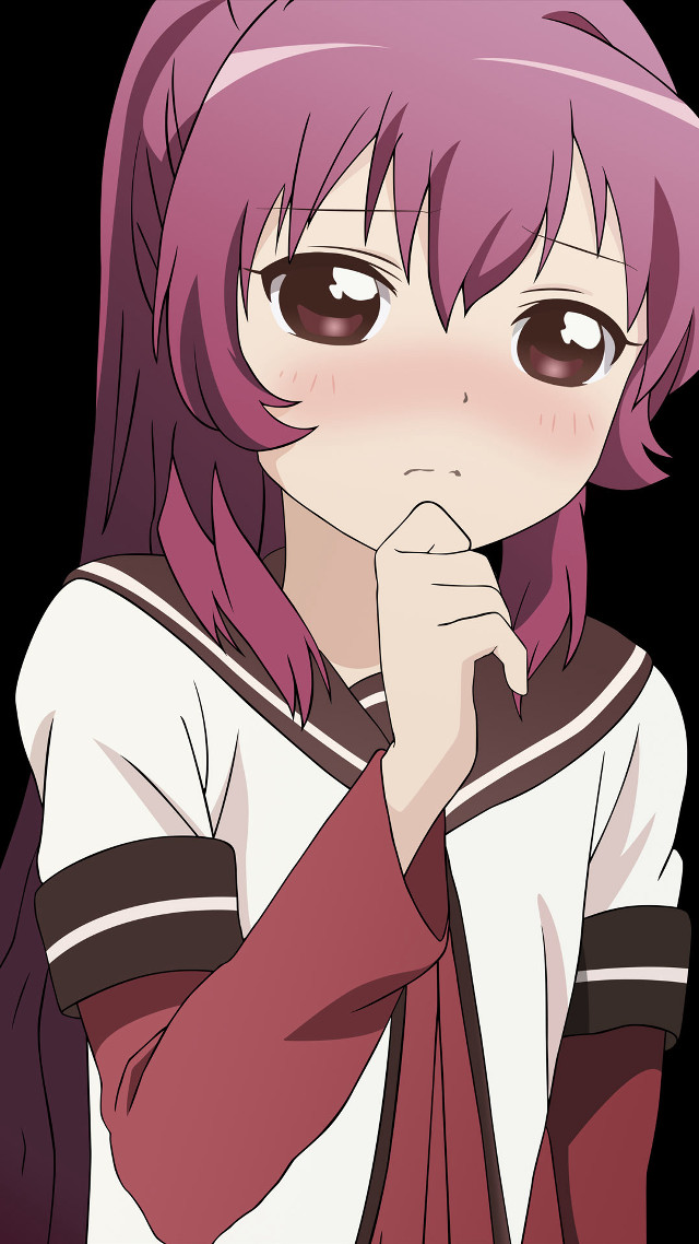 Pink hair girl rayonism yandere free wallpaper - medium preview image