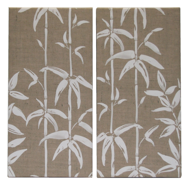 Bamboo plant brown background white free wallpaper - medium preview image