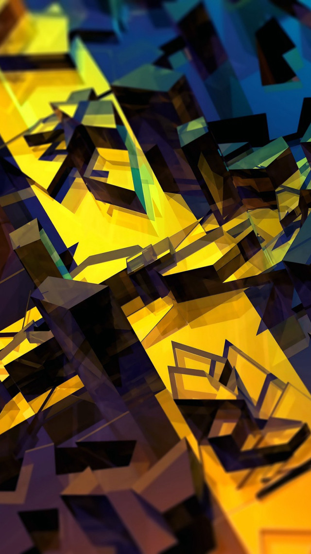 Colorful abstract building clock side free wallpaper - medium preview image