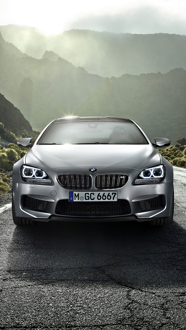 Silver car parked road mountains #2 free wallpaper - medium preview image