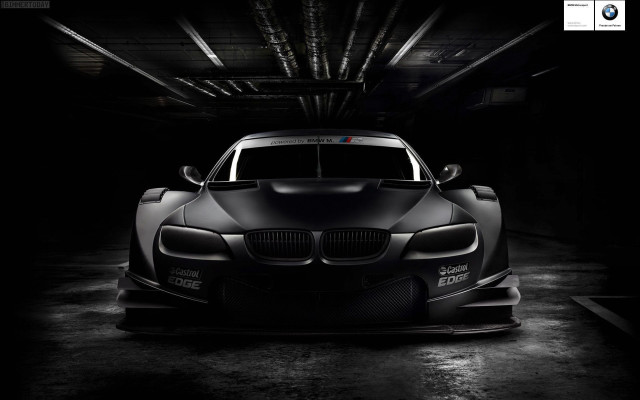 Black car red light garage #2 free wallpaper - medium preview image