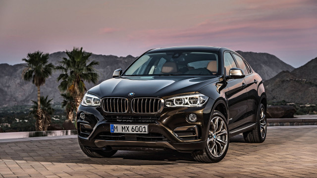 Black bmw suv mountain palm free wallpaper - medium preview image