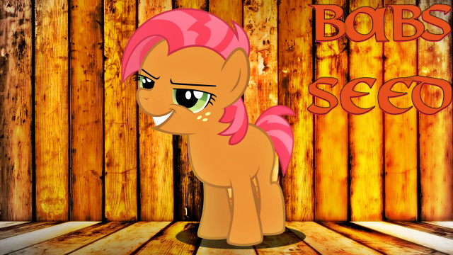 Pony pinkhair woodenfloor sign bobsseed free wallpaper - medium preview image