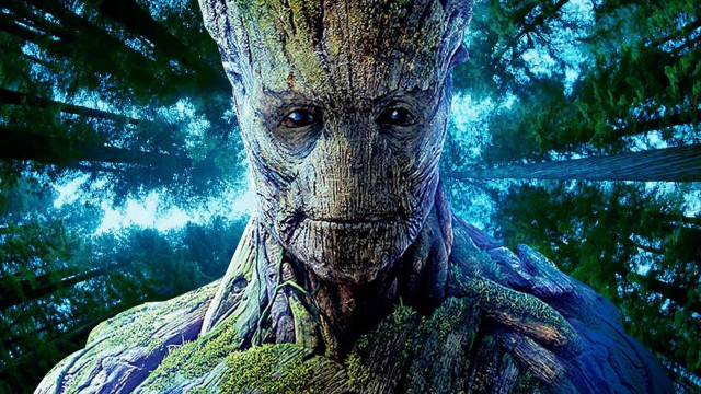 Man tree face chest forest free wallpaper - medium preview image