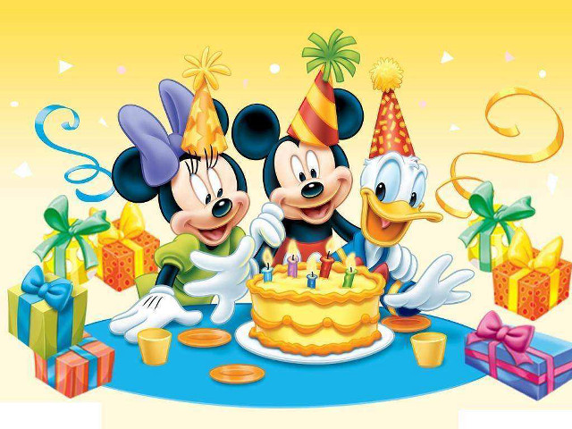 Mickey mouse birthday cake presents #2 free wallpaper - medium preview image