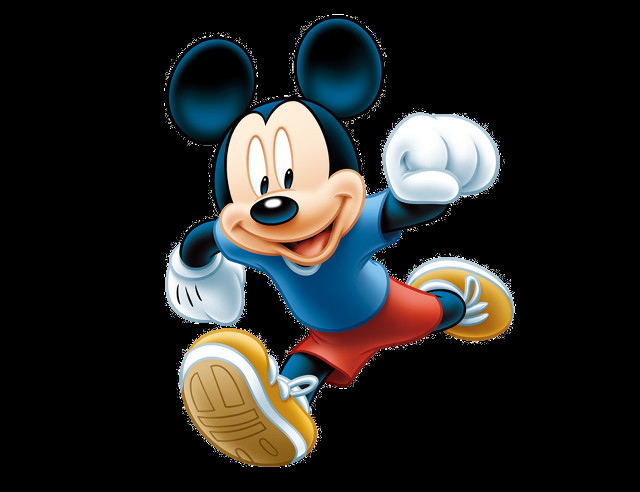 Mickey mouse running smile bald free wallpaper - medium preview image