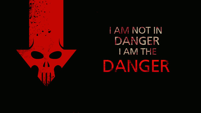 Red black poster skull arrow free wallpaper - medium preview image