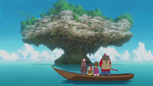 Boat people water tree white free wallpaper - medium preview image
