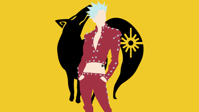 Man red outfit black cat free wallpaper - medium preview image
