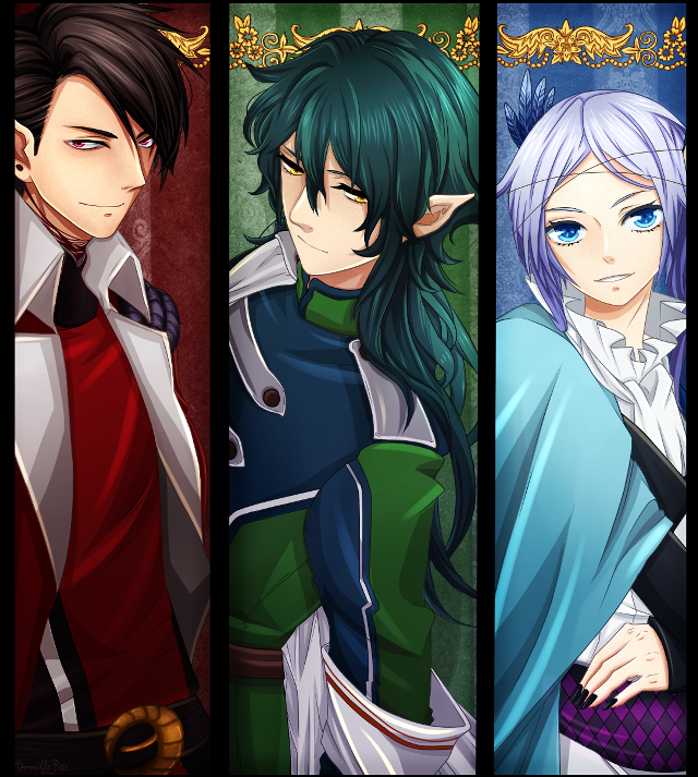 Anime characters hair colors styles #2 free wallpaper - medium preview image