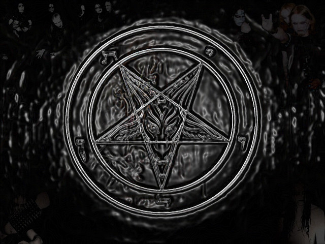 Pentagramil black background pattern image free wallpaper - medium preview image