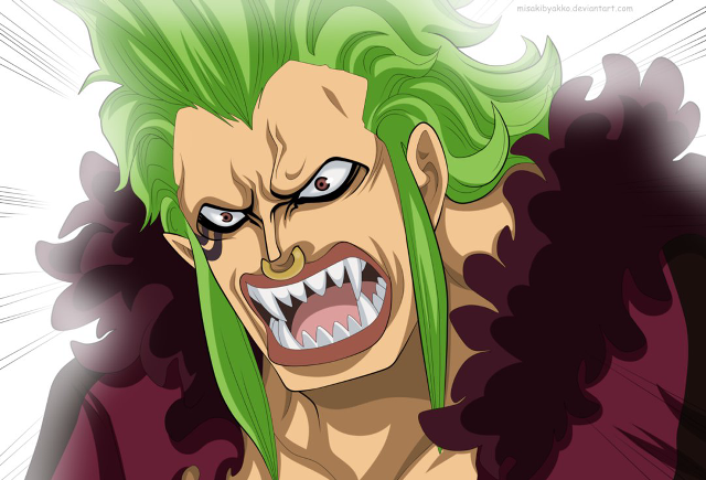 Cartoon man green hair grin free wallpaper - medium preview image