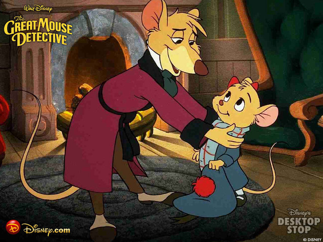 Cartoon mouse room fireplace chair free wallpaper - medium preview image