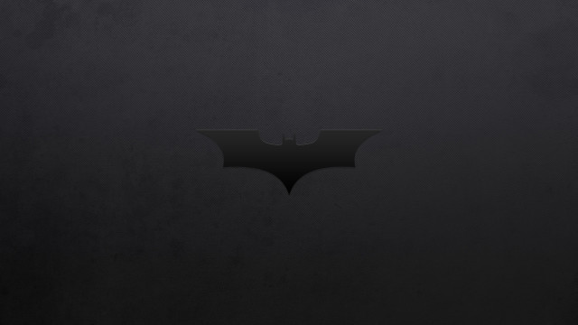 Batman symbol dark background side free wallpaper - medium preview image