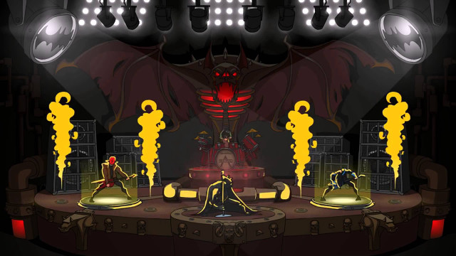 Stage yellow lights red demon free wallpaper - medium preview image