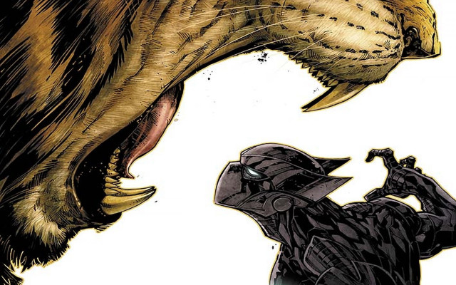 Man helmet attacking tiger mouth free wallpaper - medium preview image