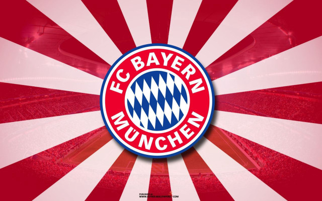 Red white striped soccer emblem #2 free wallpaper - medium preview image