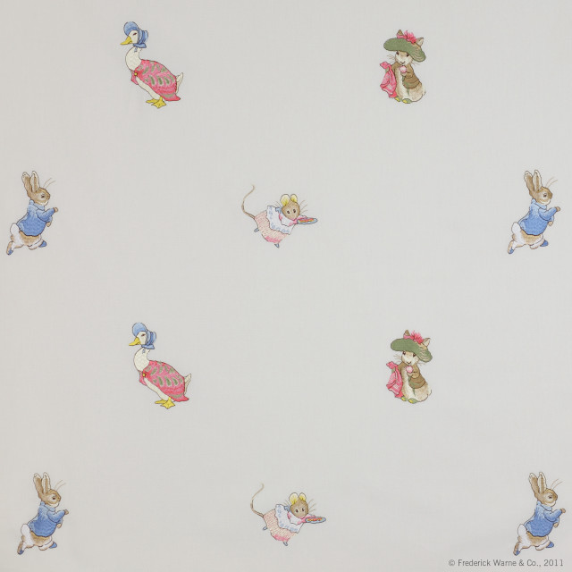 Cartoon characters wall white background free wallpaper - medium preview image