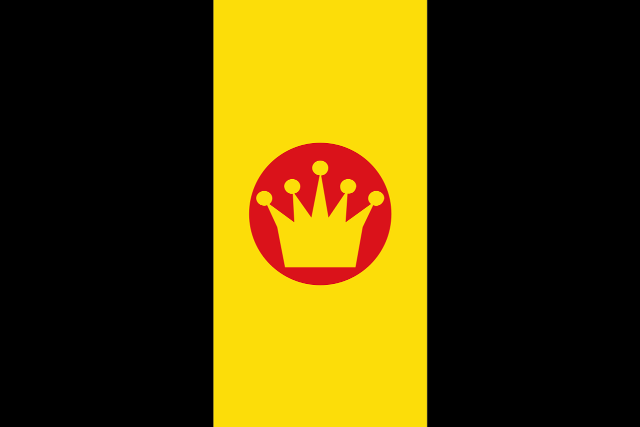 Yellow red sign crown circle free wallpaper - medium preview image