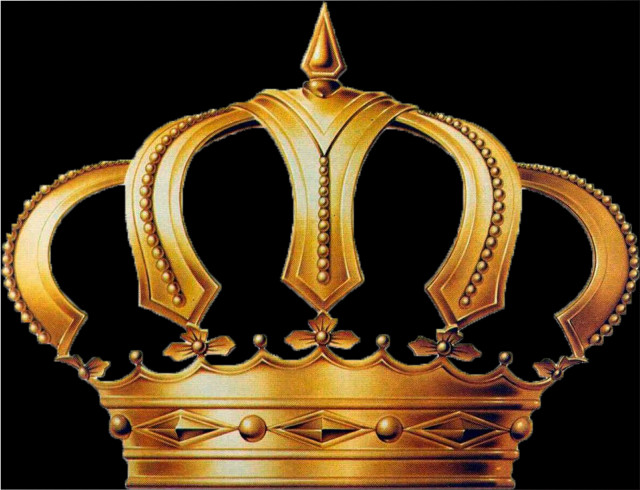 Golden crown black background gold free wallpaper - medium preview image