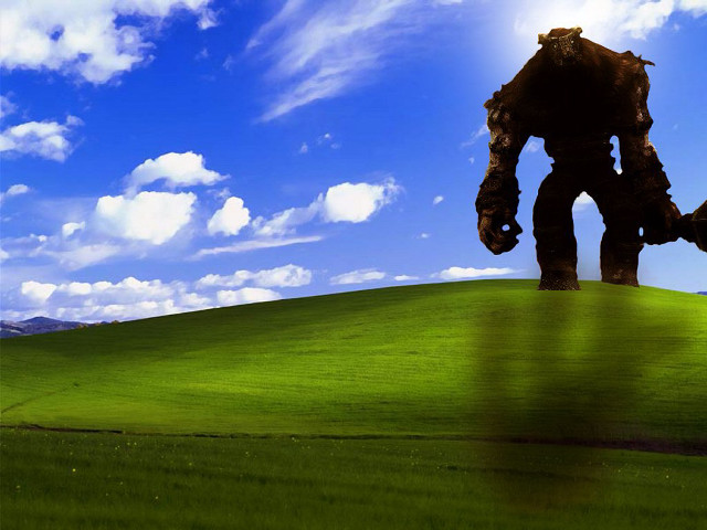 Giant monster in the forest free wallpaper - medium preview image