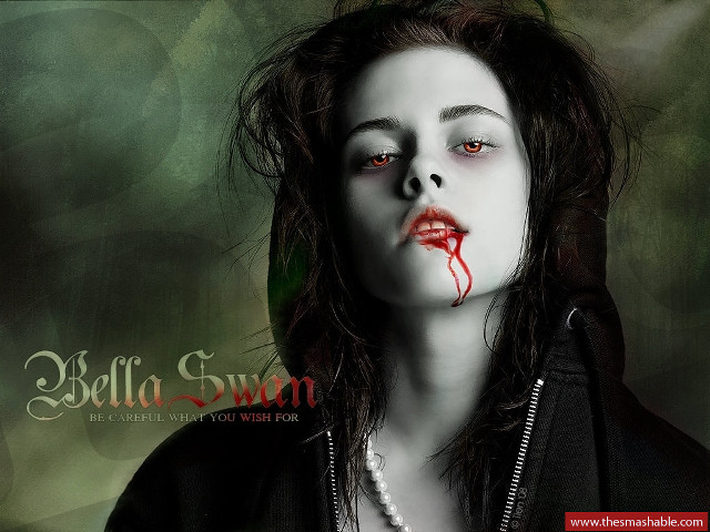 Woman blood creepy look face free wallpaper - medium preview image