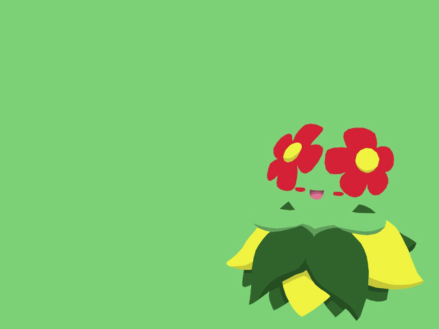 Green flower face background image free wallpaper - medium preview image
