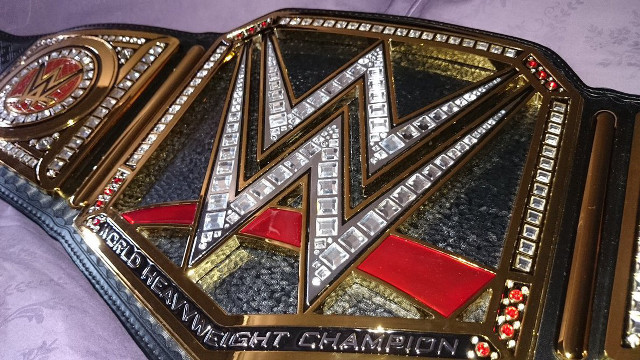 Wrestling belt clock purple fabric free wallpaper - medium preview image