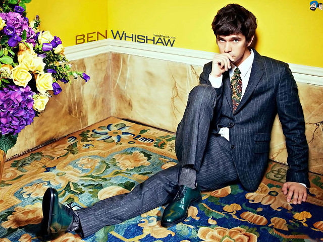 Man suit sitting carpet flowers free wallpaper - medium preview image