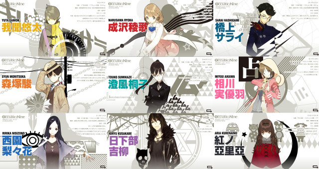 Anime characters expressions diverse group #2 free wallpaper - medium preview image