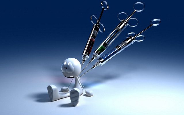 3d character holding medical instruments free wallpaper - medium preview image