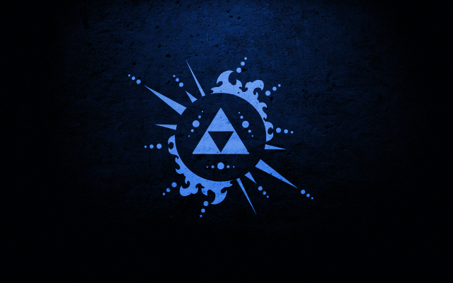 Blue triangle paint splash dark free wallpaper - medium preview image