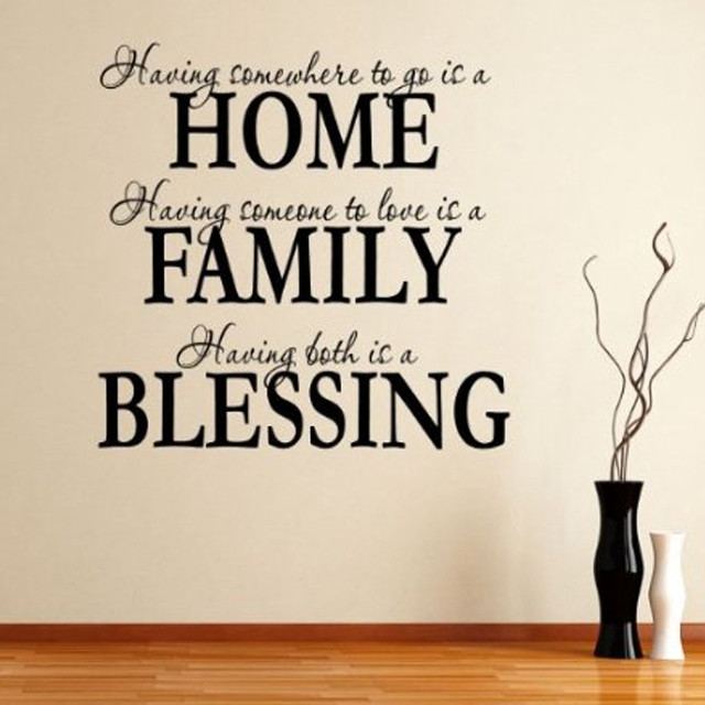 Wall decal quote saying inspirational free wallpaper - medium preview image