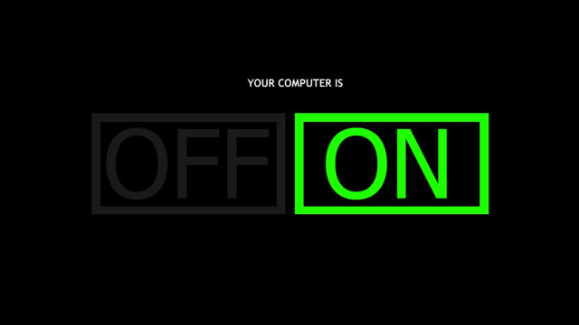 Black green logo off square #3 free wallpaper - medium preview image