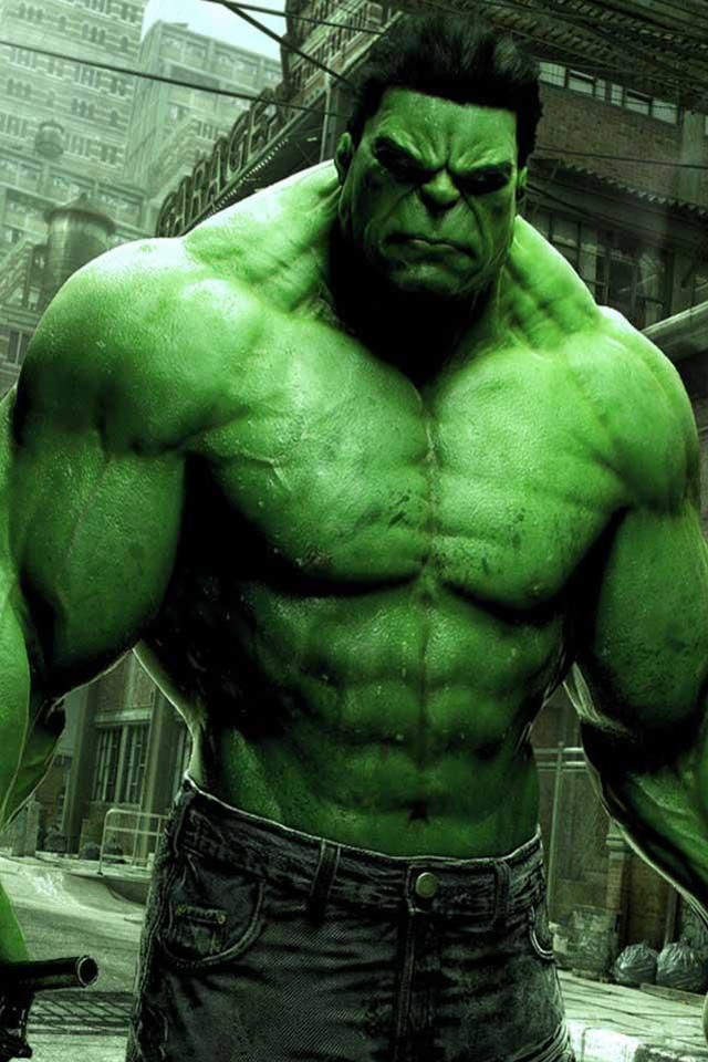 Man green face beard building free wallpaper - medium preview image