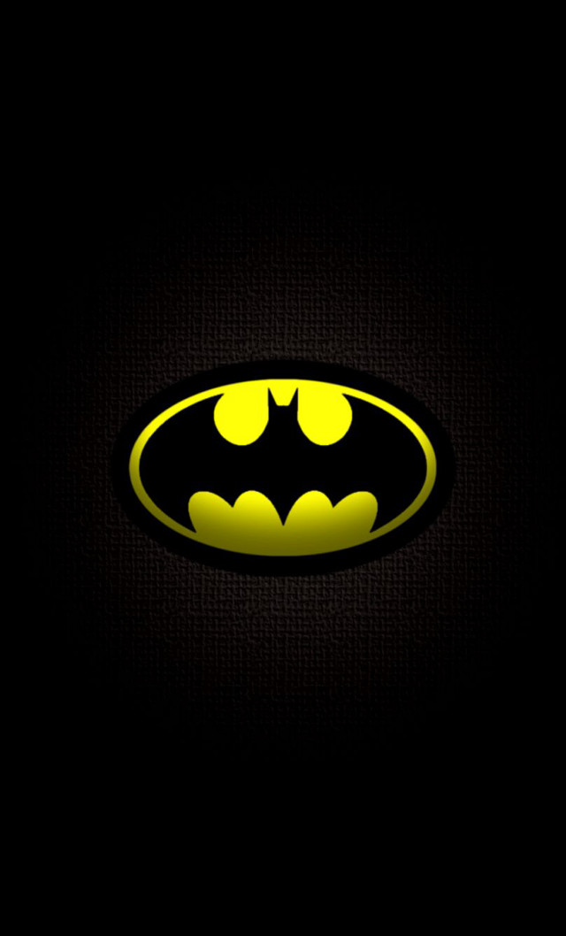 Batman symbol black background yellow #4 free wallpaper - medium preview image