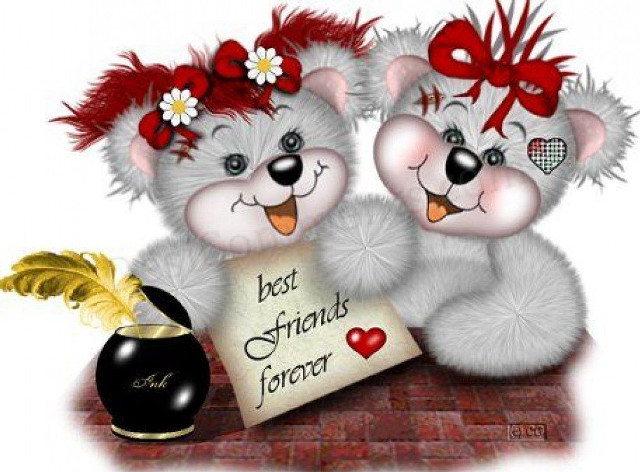 Teddy bears holding sign vase free wallpaper - medium preview image