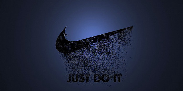 Nike logo dark just do free wallpaper - medium preview image