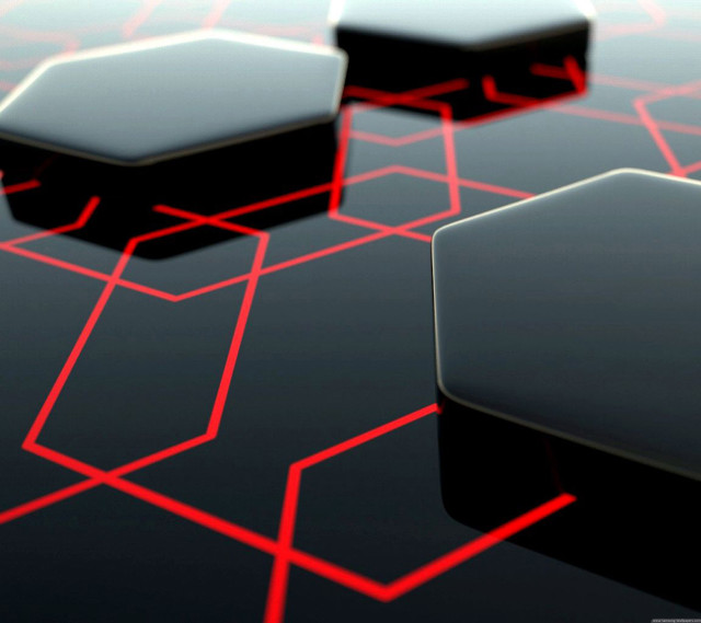 Black table red lines top free wallpaper - medium preview image