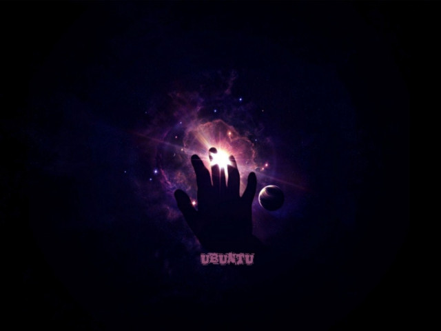 Hand reaching ball dark ubun free wallpaper - medium preview image