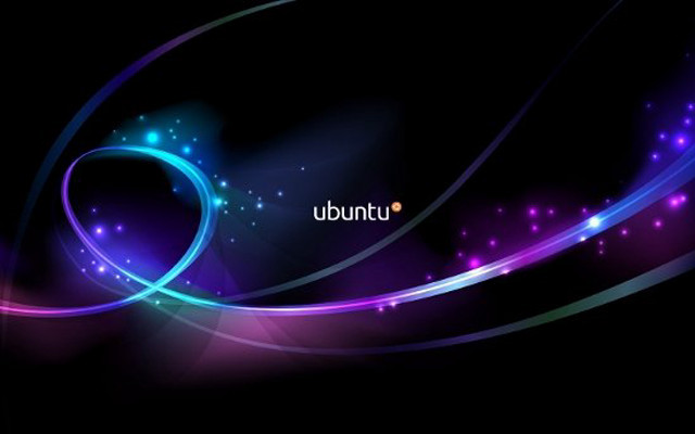 Purple blue abstract background ubunt free wallpaper - medium preview image