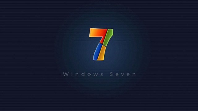 Windows seven operating system logo free wallpaper - medium preview image