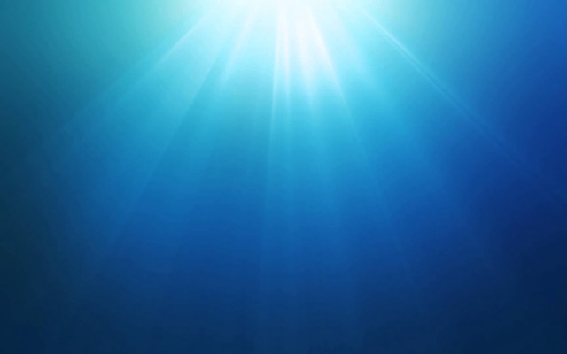 Blue background sun ocean floor free wallpaper - medium preview image