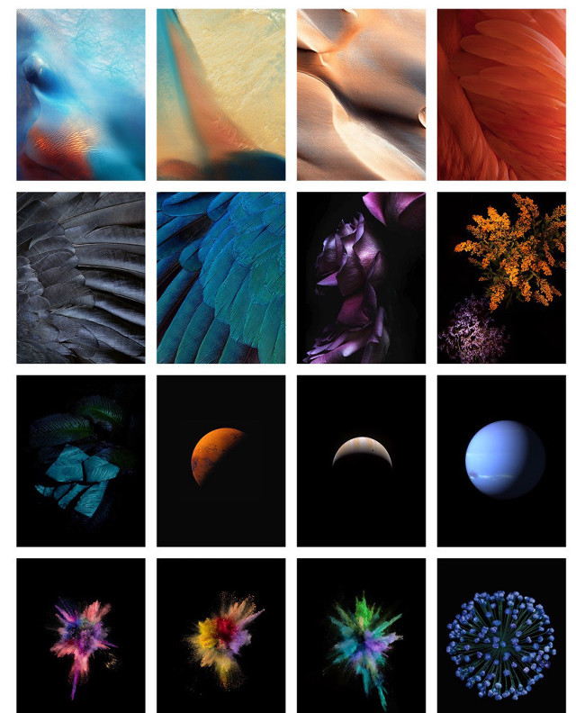 Shapes colors sizes objects series free wallpaper - medium preview image